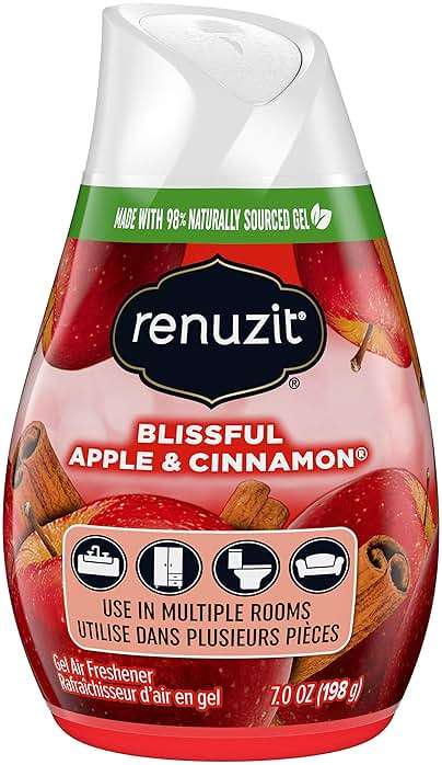Renuzit - 1717587 Blissful Apple & Cinnamon Adjustable Gel Air Freshener, 7oz Cone (Pack of 12) - Image 2