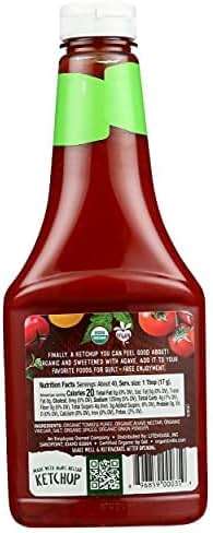 Organicville Organic Ketchup - Tomato Ketchup, Gluten Free, Non-GMO, Vegan, USDA Organic, Made with Agave Nectar, Plant-Based Ketchup, Squeeze Bottle - 24 Oz - Image 2