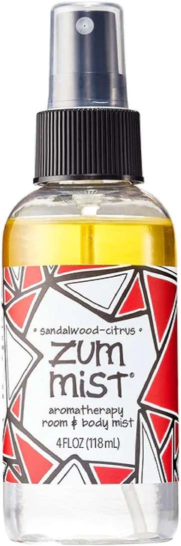 Indigo Wild Zum Mist Room & Body Spray - Aromatherapy Essential Oil Spray - Natural Body Mist & Room Spray - Sandalwood-Citrus Scent - 4 fl oz - Image 1