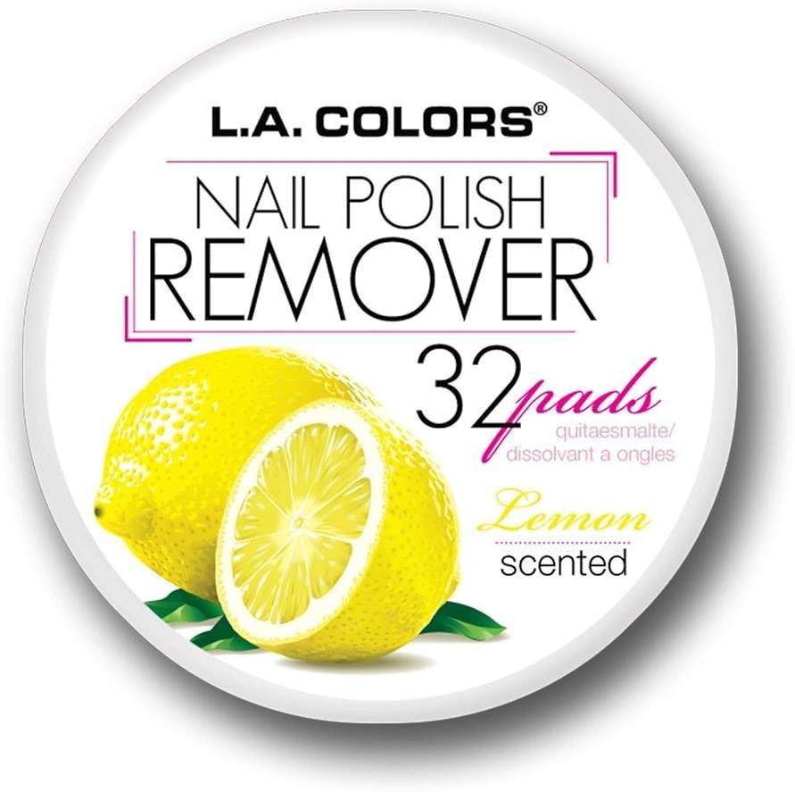 L.A. COLORS Nail Polish Remover, Lemon Scent CNR961 - Image 1