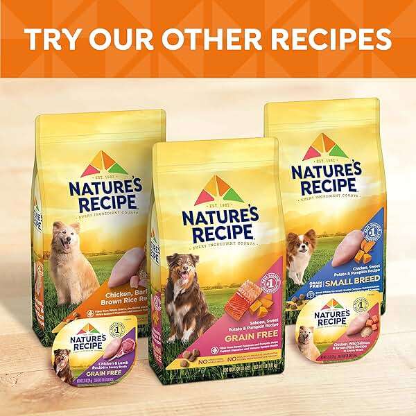 Nature's Recipe Grain Free Small Breed Dry Dog Food, Chicken, Sweet Potato & Pumpkin Recipe, 4 lb. Bag - Image 12