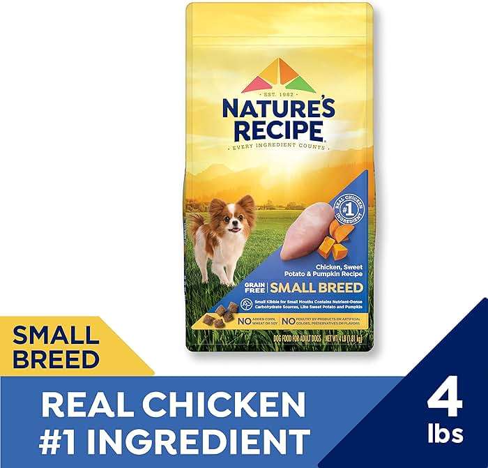 Nature's Recipe Grain Free Small Breed Dry Dog Food, Chicken, Sweet Potato & Pumpkin Recipe, 4 lb. Bag - Image 5