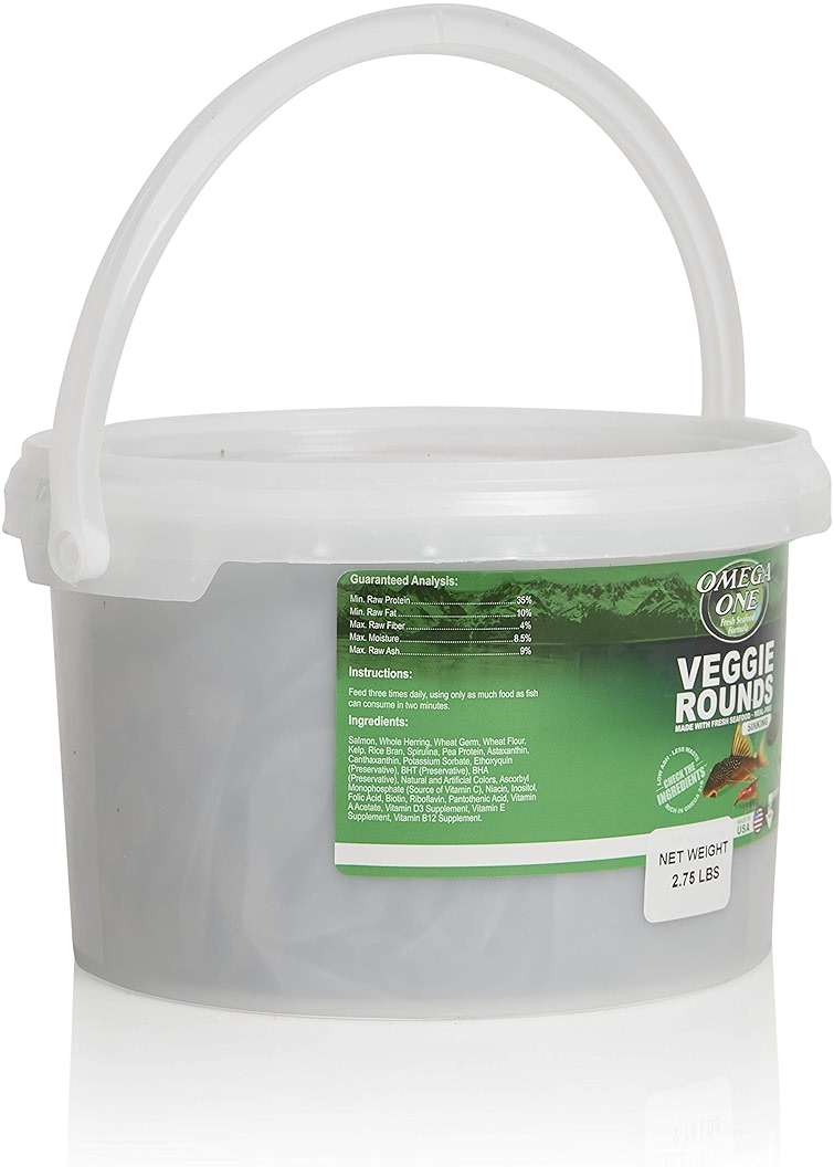 Omega One Veggie Rounds, 14mm Rounds, Sinking, 2.75 lb Bucket - Image 2