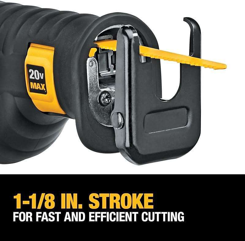 DEWALT 20V MAX Reciprocating Saw, 3,000 Strokes Per Minute, Variable Speed Trigger Cordless Saw, Tool Only (DCS380B) - Image 2