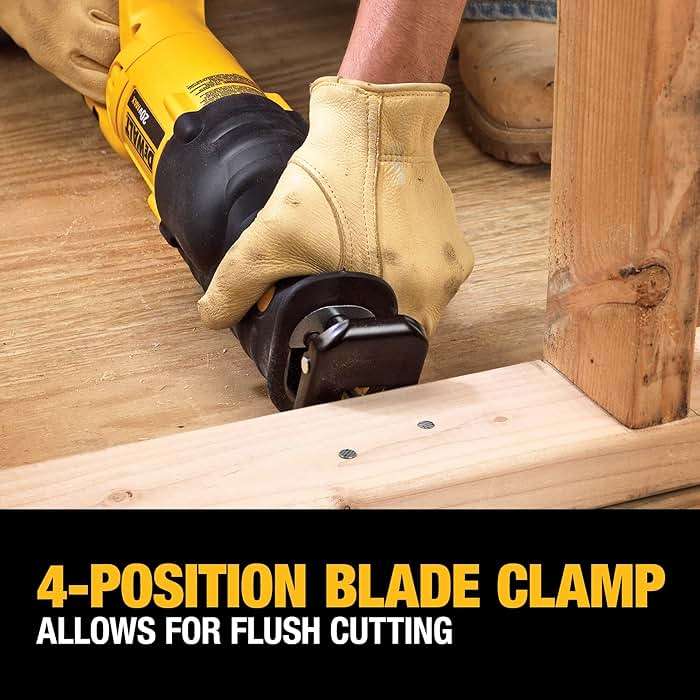 DEWALT 20V MAX Reciprocating Saw, 3,000 Strokes Per Minute, Variable Speed Trigger Cordless Saw, Tool Only (DCS380B) - Image 3