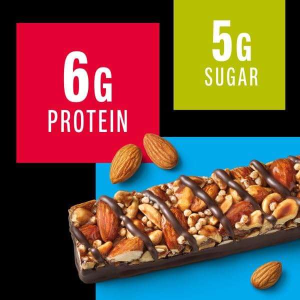 KIND Healthy Snacks Bars, Dark Chocolate Nuts & Sea Salt, Gluten Free, Low Sugar, High Fiber Snacks, 6g Protein, 12 Count - Image 3