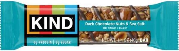 KIND Healthy Snacks Bars, Dark Chocolate Nuts & Sea Salt, Gluten Free, Low Sugar, High Fiber Snacks, 6g Protein, 12 Count - Image 7