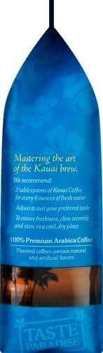 Kauai Hawaiian Ground Coffee, Vanilla Macadamia Nut Flavor (10 oz Bag) - 10% Hawaiian Coffee from Hawaii's Largest Coffee Grower - Bold, Rich Blend, 10 oz - Image 4