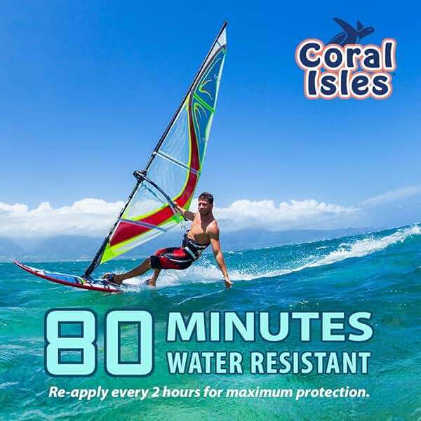 Coral Isles by Rocky Mountain Sunscreen | SPF 50 Lotion | Broad Spectrum UVA/UVB Protection | Hawaii Reef-Safe Act Compliant | Oxybenzone & Octinoxate Free | Water Resistant 80 Min. | 128 Fl Oz - Image 4