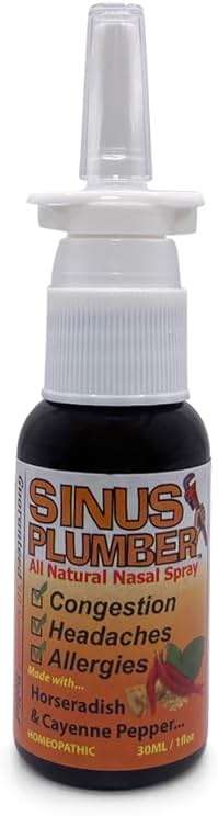 Sinus Plumber Pepper Nasal Spray – Natural Sinus & Allergy Support – Original Formula - 1 fl oz - Image 2