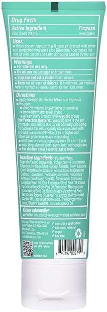 Thinkkids Safe Mineral Sunscreen SPF 50+, 3 Fl Oz, Natural, Water Resistant Reef Safe Sunscreen for Children, Broad Spectrum UVA/UVB Sun Screen - Image 2