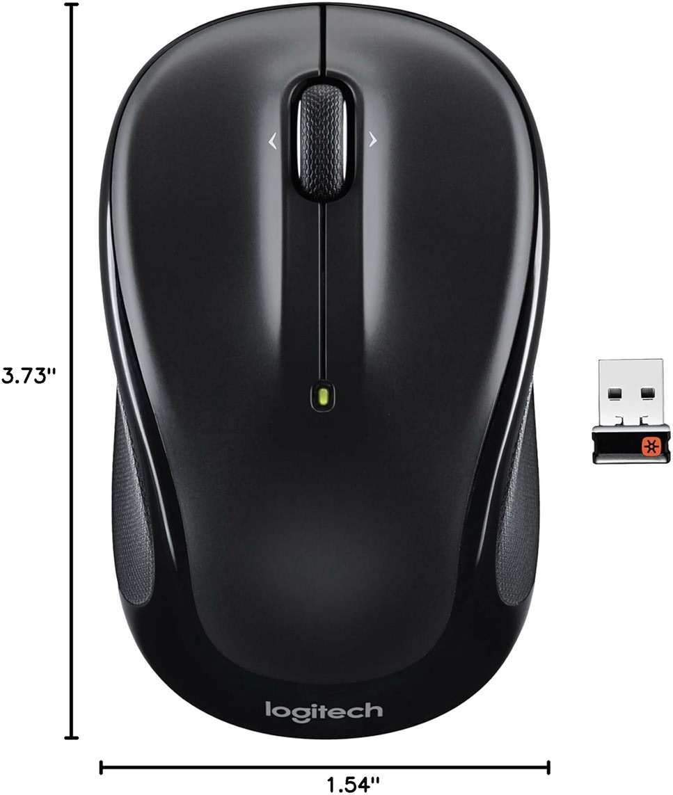 Logitech M325 Wireless Mouse for Web Scrolling - Black - Image 3