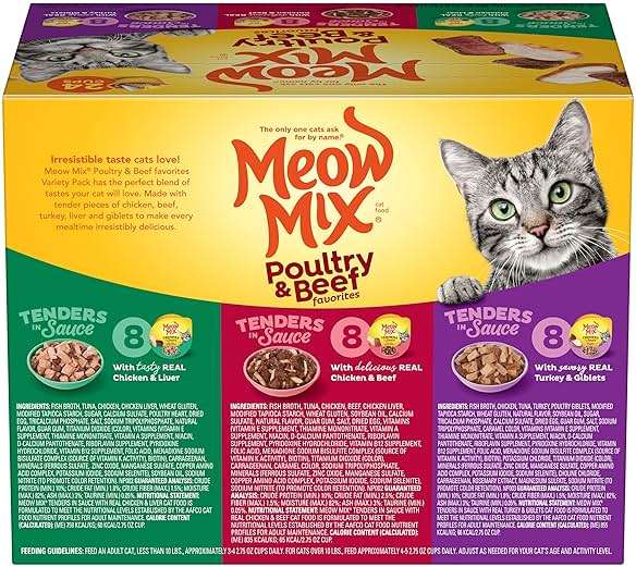 Meow Mix Tender Favorites Poultry & Beef Variety Pack, Wet Cat Food, 2.75 oz Cup (24 Pack) - Image 3