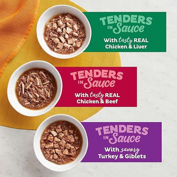 Meow Mix Tender Favorites Poultry & Beef Variety Pack, Wet Cat Food, 2.75 oz Cup (24 Pack) - Image 4