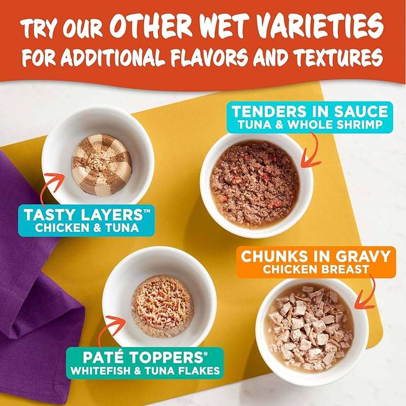 Meow Mix Tender Favorites Poultry & Beef Variety Pack, Wet Cat Food, 2.75 oz Cup (24 Pack) - Image 7