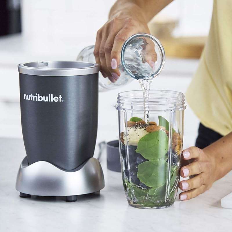 NutriBullet NBR-1201 12-Piece High-Speed Blender/Mixer System, Gray (600 Watts) - Image 7