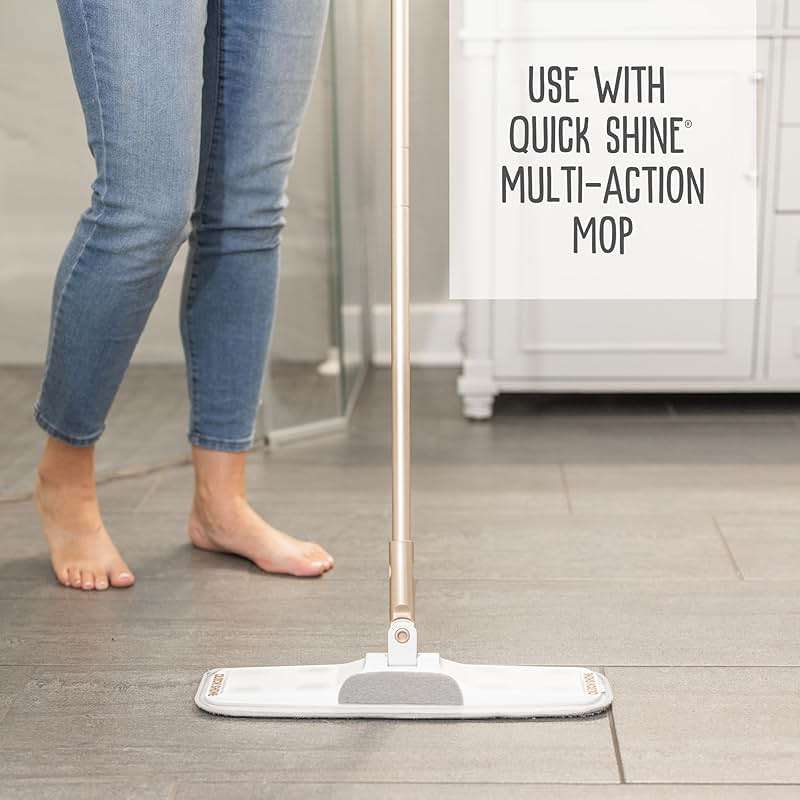 Quick Shine Multi Surface Floor Finish 64oz | Cleaner & Polish to use on Hardwood, Laminate, Luxury Vinyl Plank LVT, Tile & Stone | Safer Choice w/Clean Shine Technology | Shine-Protect-Refresh - Image 2