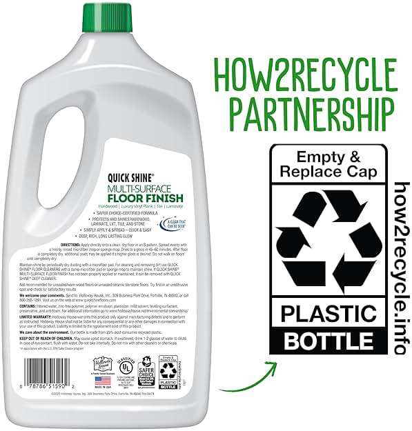 Quick Shine Multi Surface Floor Finish 64oz | Cleaner & Polish to use on Hardwood, Laminate, Luxury Vinyl Plank LVT, Tile & Stone | Safer Choice w/Clean Shine Technology | Shine-Protect-Refresh - Image 19