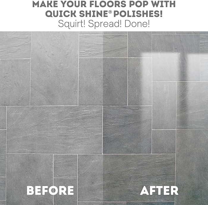 Quick Shine Multi Surface Floor Finish 64oz | Cleaner & Polish to use on Hardwood, Laminate, Luxury Vinyl Plank LVT, Tile & Stone | Safer Choice w/Clean Shine Technology | Shine-Protect-Refresh - Image 7
