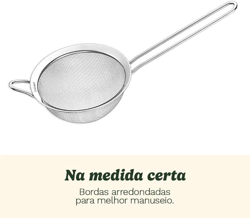 Cuisinart, Mesh Strainers, Stainless Steel Mesh Strainers for Kitchen, Fine Mesh Kitchen Strainer Set for Sifting, Straining and Cooking, Ctg-00-3Ms, 3 Count - Image 4