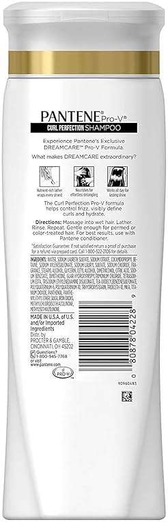 Pantene Pro-V Curly Perfection Moisturizing Shampoo 12.6 oz - Image 2