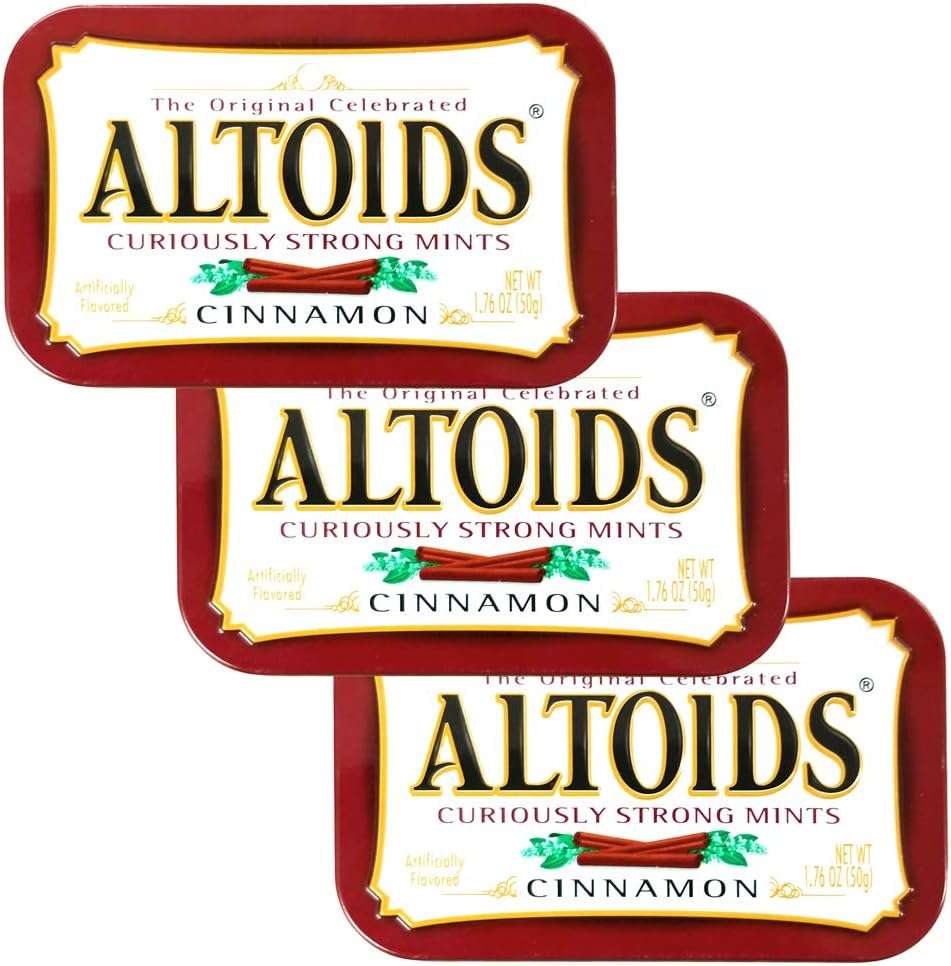 Altoids Wrigleys Mints Cinnamon, 1.76 Ounce (Pack of 3) - Image 1