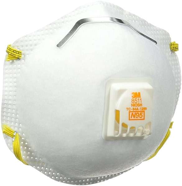 3M, N95 Respirator 8511, N95, Features Cool Flow Exhalation Valve, Relief from Dusts and Certain Particles During Sanding, Pollen, Mold Spores, Dust Particles (8511Db1-A-Ps), 10 Count - Image 12