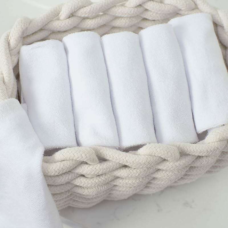 Gerber Washcloth, White, 6-Count - Image 5