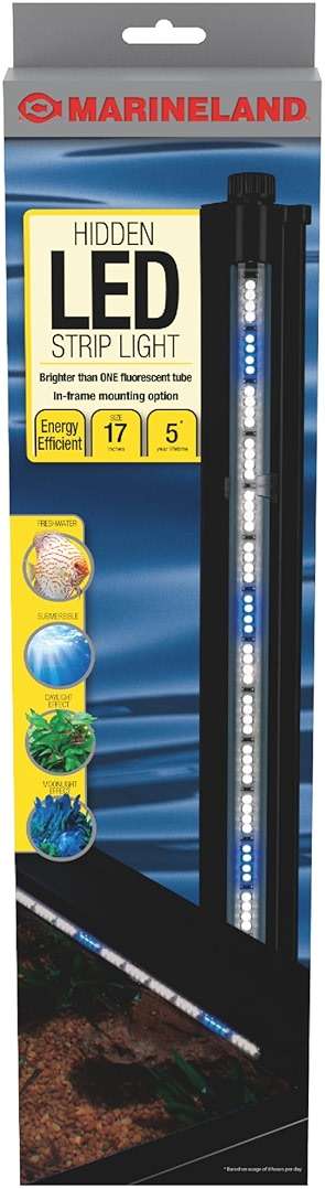 Marineland Hidden LED Strip Light for Aquariums, White and Blue LEDs - Image 2