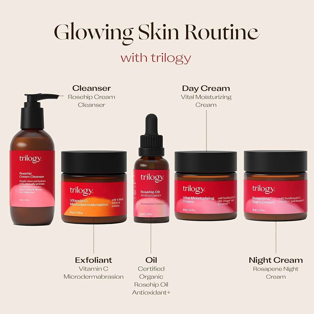 Trilogy Rosehip Oil Antioxidant+, Certified Organic Hydration & Repair Beauty Oil, 1.0 fl oz - Image 6