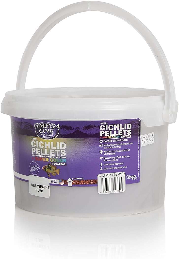 Omega One Super Color Floating Cichlid Pellets, Small, 2 lb x1 - Image 3