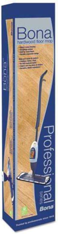 Bona Hardwood Floor Mop, 15" Wide Microfiber Head, 52" Blue Plastic/Steel Handle - Image 2