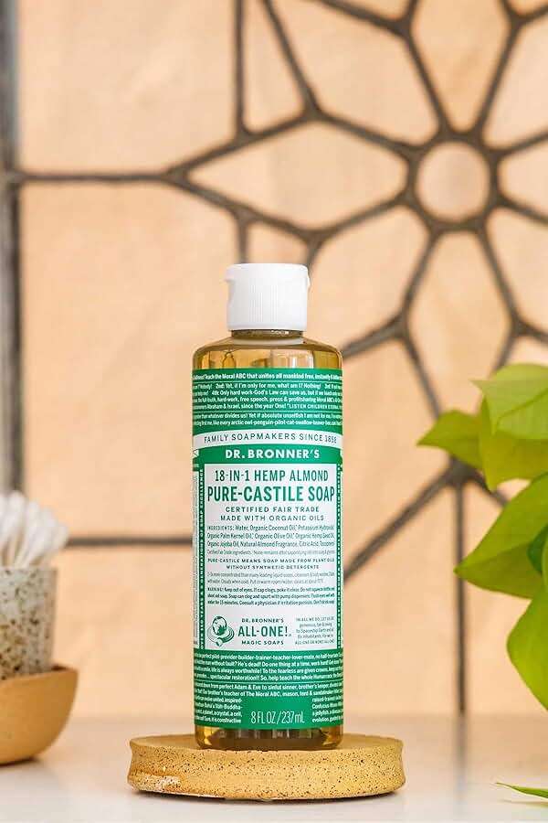 DR. BRONNER'S, CASTILE LIQ SP,OG3,ALMOND 8 Fl Oz EA 1 - Image 2