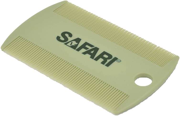 Coastal Pet Safari Double-Sided Grooming Comb - One Size Short Hair Dog Grooming Kit for Flea Prevention and Detection - Image 1