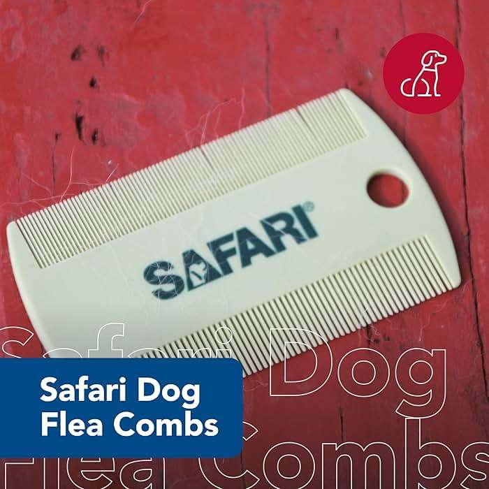 Coastal Pet Safari Double-Sided Grooming Comb - One Size Short Hair Dog Grooming Kit for Flea Prevention and Detection - Image 2