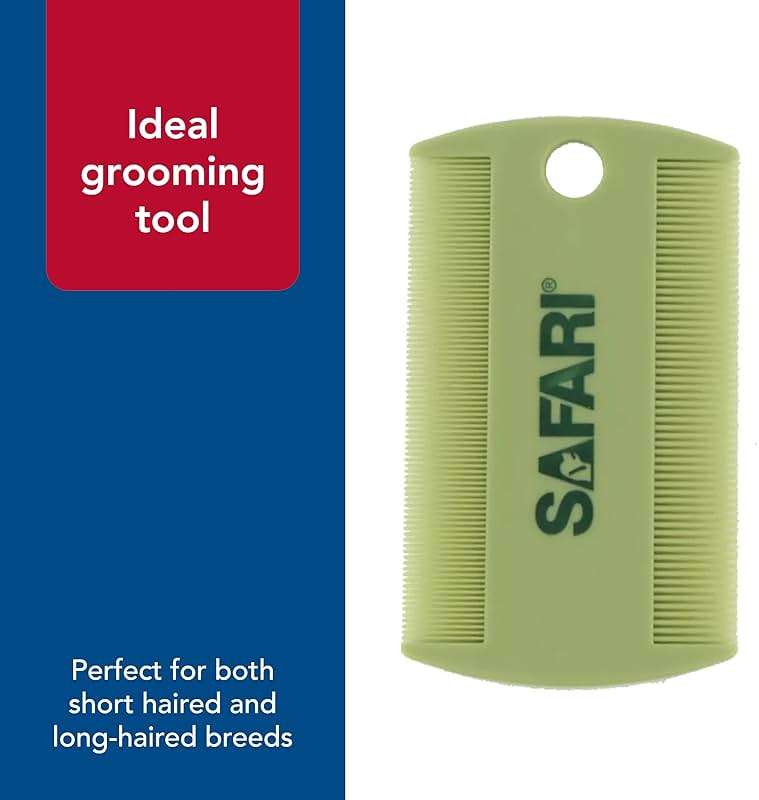 Coastal Pet Safari Double-Sided Grooming Comb - One Size Short Hair Dog Grooming Kit for Flea Prevention and Detection - Image 5