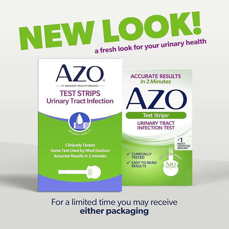 AZO Urinary Tract Infection (Uti) Test Strips, Accurate Results in 2 Minutes, Clinically Tested, Easy to Read Results, Clean Grip Handle, #1 Most Trusted Brand, 3 Count - Image 2