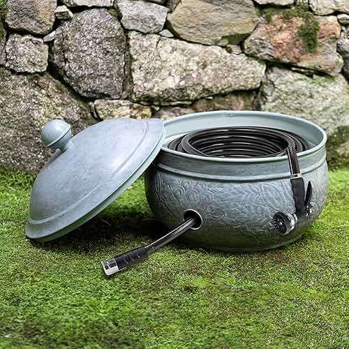 Key West Hose Pot with Lid - Blue Verde by Good Directions - Image 6