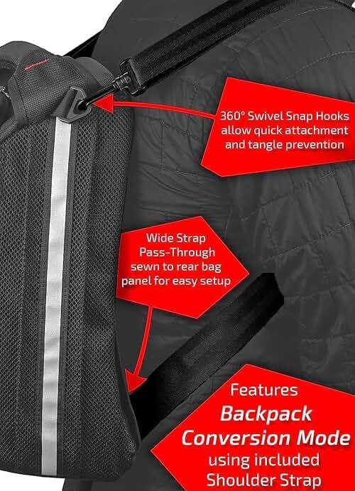 Chase Harper USA 800 Magnetic Tank Bag - Water-Resistant, Tear-Resistant, Industrial Grade Ballistic Nylon with Anti-Scratch Rubberized Polymer Bottom and Super Strong Neodymium Magnets - Image 4