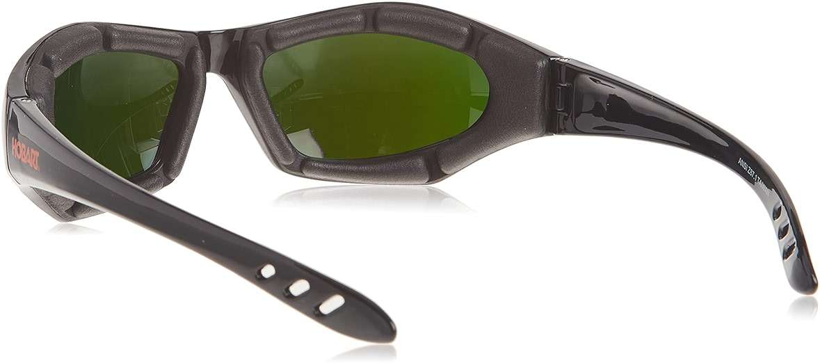 Hobart 770726 Shade 5, Mirrored Lens Safety Glasses, Black - Image 5
