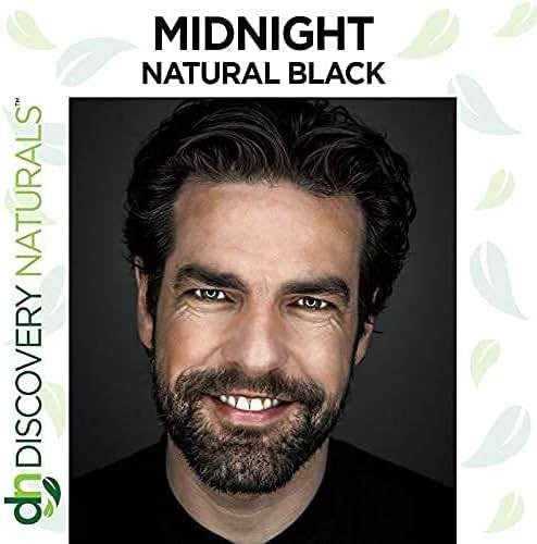 Midnight Natural Black Henna Hair Color For All Kit | 100% All Natural Hair Dye & Beard Dye Powder Kit Organic, Herbal & Vegan Chemical & Cruelty Free Permanent Gray Coverage & Tinting - Image 4