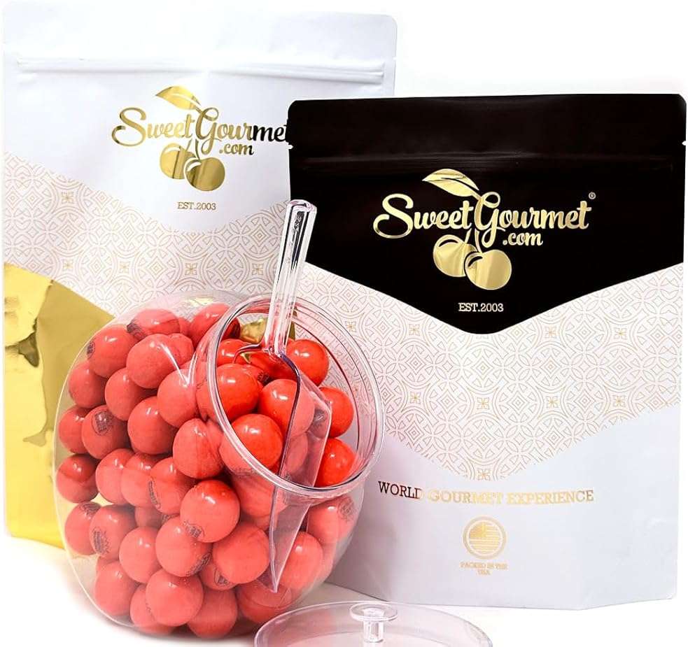 SweetGourmet Original Bubble Gum Balls Classic Pink Gumballs 1928, 1 inch Diameter, Bulk Vending Machine Size, 1.5 Pound - Image 7