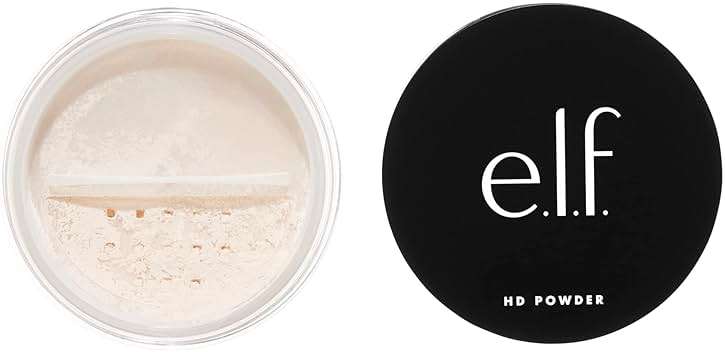 e.l.f. High Definition Powder, Loose Powder, Lightweight, Long-Lasting, Creates Soft Focus Effect, Masks Fine Lines & Imperfections, 0.28 Oz, Soft Luminance - Image 1