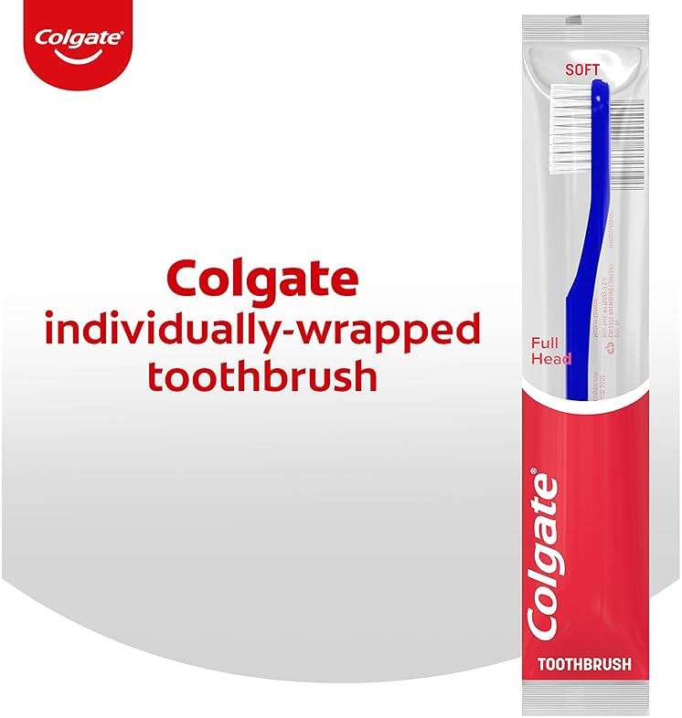 Colgate Soft Toothbrushes, Bulk Toothbrushes, Individually Wrapped Toothbrushes for Adults, Case of 144 - Image 2