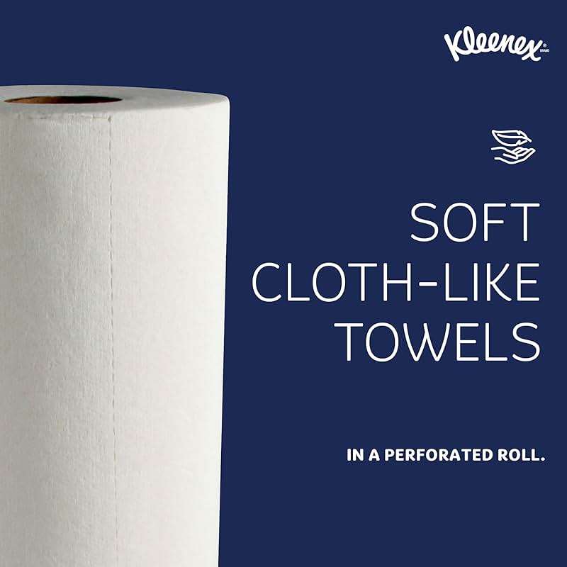 Kleenex Professional Premier Kitchen Paper Towels, Bulk (13964), Cloth-Like Softness, White (70 Sheets/Roll, 24 Rolls/Case, 1,680 Sheet Total) - Image 6