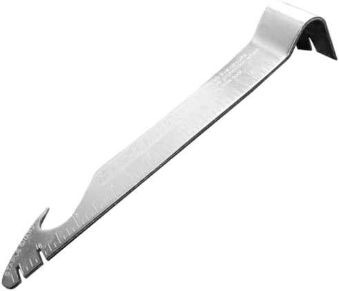 Rack-A-Tiers Staple Shark - Multi-Purpose Staple Puller & Prybar, Electrical Wire Staple Remover, Nail Puller, Speed Square (52455) - Image 6
