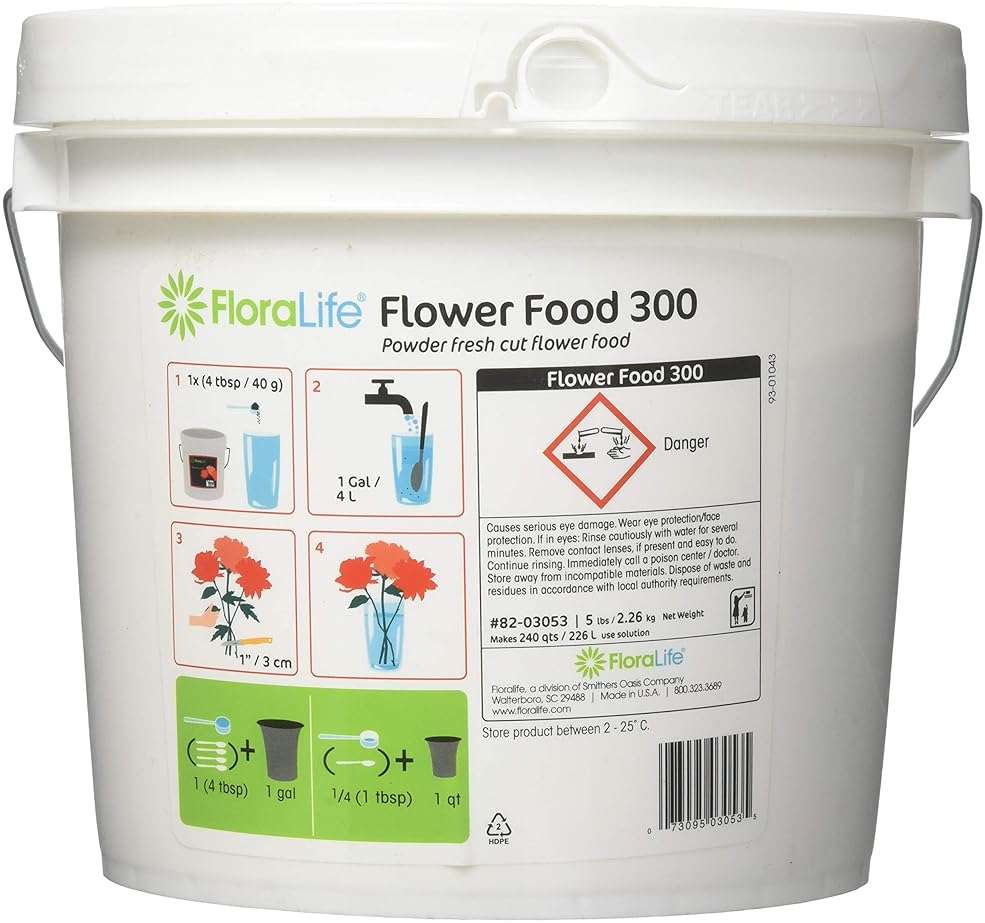 Floralife Crystal Clear Flower Food 300 - 5lb Powder - Image 2