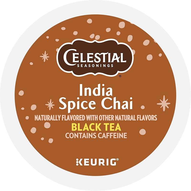 Celestial Seasonings India Spice Chai Black Tea, Single-Serve Keurig K-Cup Pods, 96 Count - Image 9