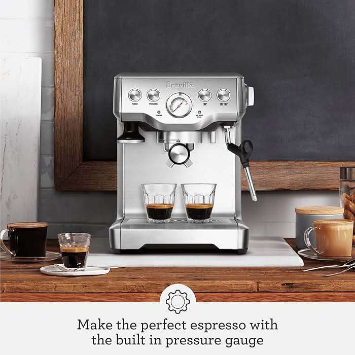 Breville Infuser Espresso Machine BES840XL, Brushed Stainless Steel - Image 3
