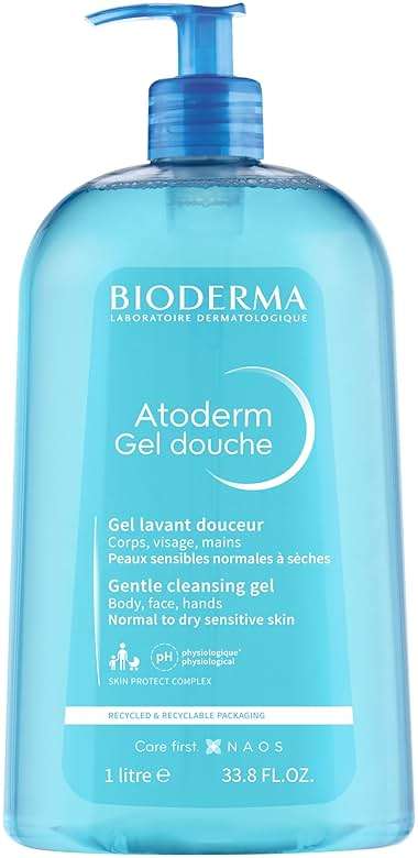 Bioderma - Atoderm - Hydrating Shower Gel - Moisturizing Face and Body Cleanser - Body Wash for Normal to Dry Sensitive Skin - Image 2
